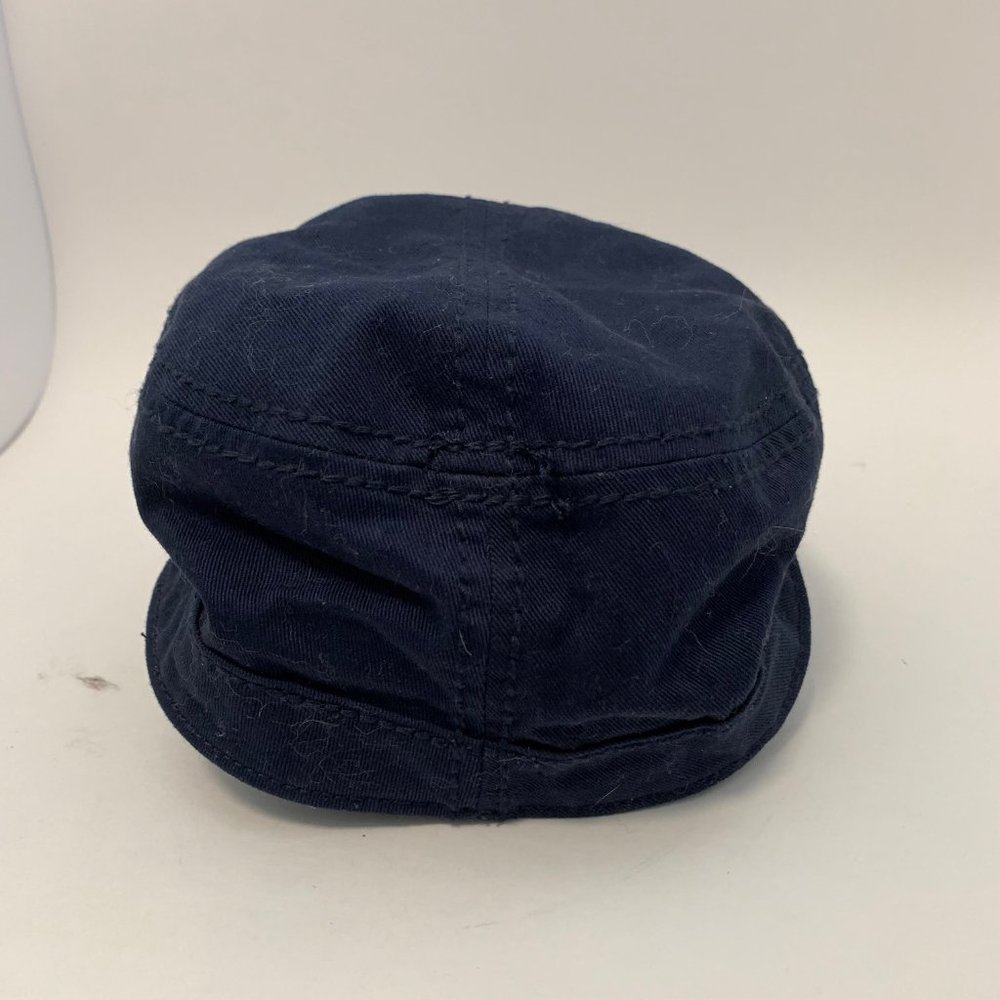 Disney Parks Flat Top Military Style Navy Baseball Cap - Picture 2 of 3